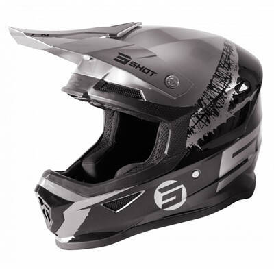 Shot Racing Cross Enduro Furious Storm Black Chrome 