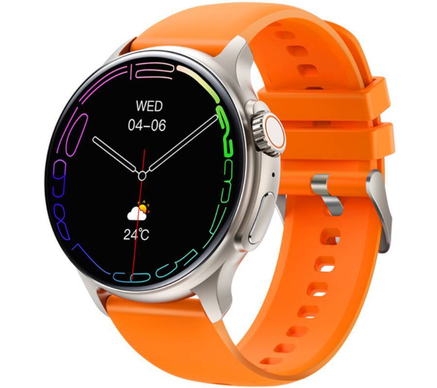 Smartwatch zegarek Rubicon damski męski RNCF12 srebrny tryby sportowe SMS