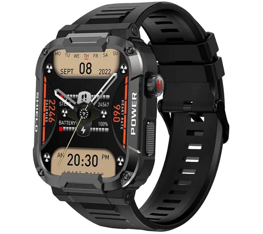 Smartwatch zegarek męski Rubicon RNCF07 czarny