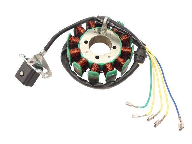 Stator iskrownik 12 cewek quad atv 200 250 5 kabli