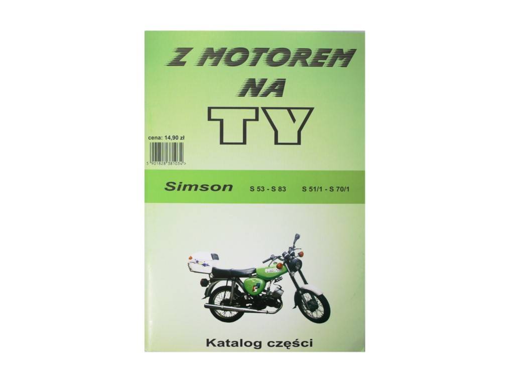 Z motorem na ty wykaz katalog części simson s51